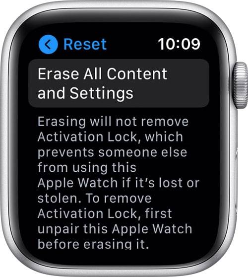 Setup Your Apple Watch After Unpairing