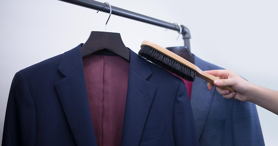 how to clean a suit jacket
