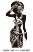 black woman silhouette